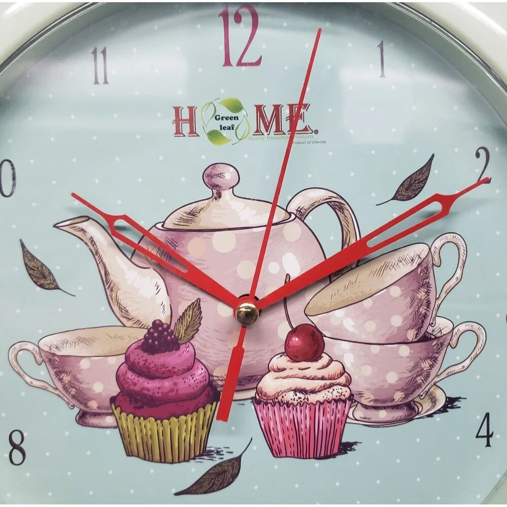 Plastic Round Deco Wall Clock (9.6